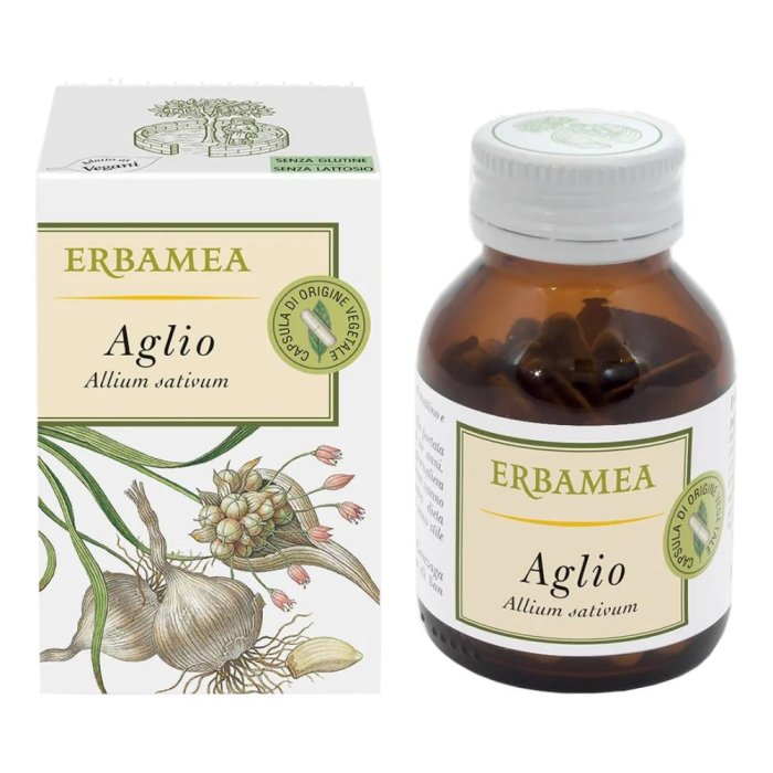 Aglio Integratore Naturale 50 Opercoli Inodore per Colesterolo Pressione e Benessere Cardiovascolare