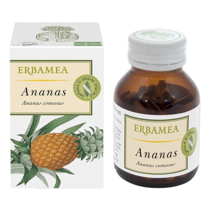 Ananas 50 opercoli Erbamea integratore drenante a base di ananas
