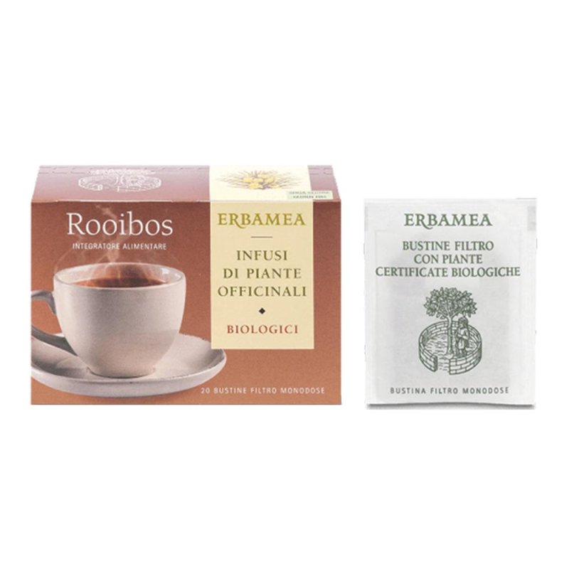 Erbamea Rooibos Tea Infuso Biologico 20 Bustine Filtro