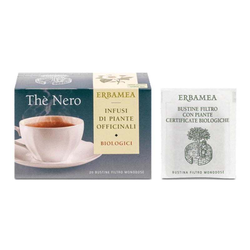 Erbamea The Nero Confezione 20 Bustine Filtro