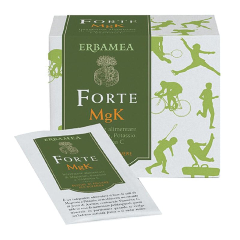 Forte MGK 20 bustine Erbamea integratore di magnesio e potassio Forte MGK 20 bustine Erbamea integratore di magnesio e potassio