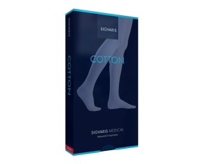 Sigvaris Coton Classe 1 Gambaletto a Compressione Graduata al Ginocchio Punta Aperta per Gambe