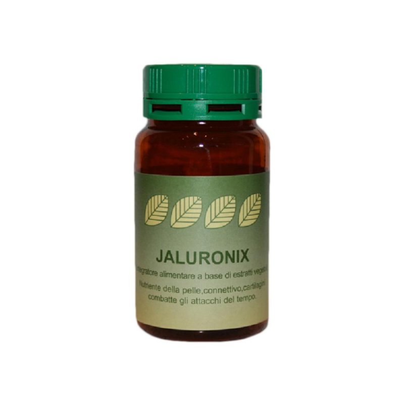 Jaluronix Integratore Alimentare di Acido Ialuronico 60 Capsule per Benessere di Pelle, Articolazioni e Tessuti Connettivi