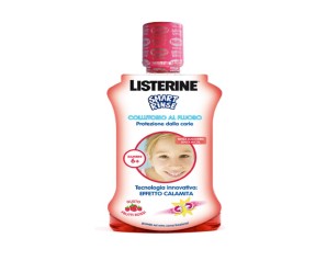 Listerine Collutorio Bambini Smart Rinse Frutti Rossi Igiene Orale 500 ml