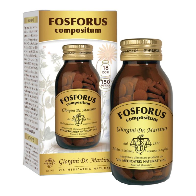 Dr. Giorgini Fosforus Compositum Integratore 150 Pastiglie Dr. Giorgini Fosforus Compositum Integratore 150 Pastiglie