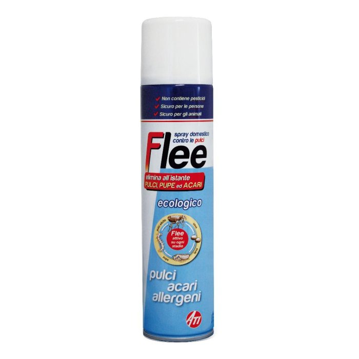 Flee Spray 400Ml Antiparassitario Ambientale Pulci Pidocchi Acari Flee Spray 400Ml Antiparassitario Ambientale Pulci Pidocchi Acari