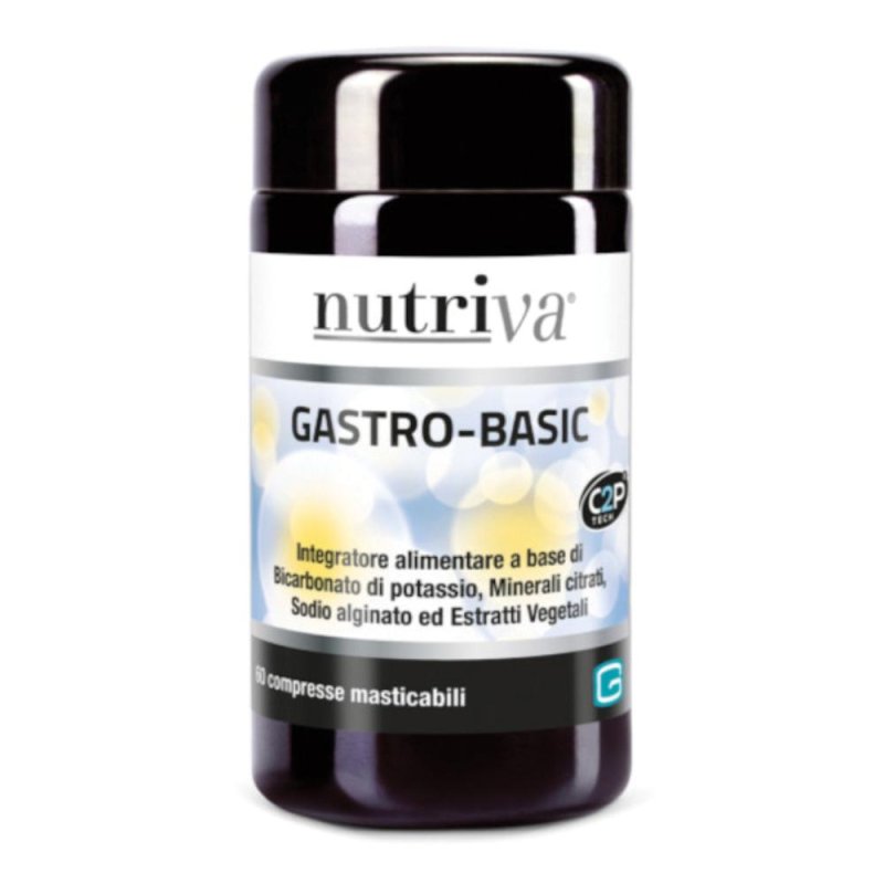 Nutriva Digestione Sana Gastro-Basic Integratore Alimentare 60 Compresse Nutriva Digestione Sana Gastro-Basic Integratore Alimentare 60 Compresse