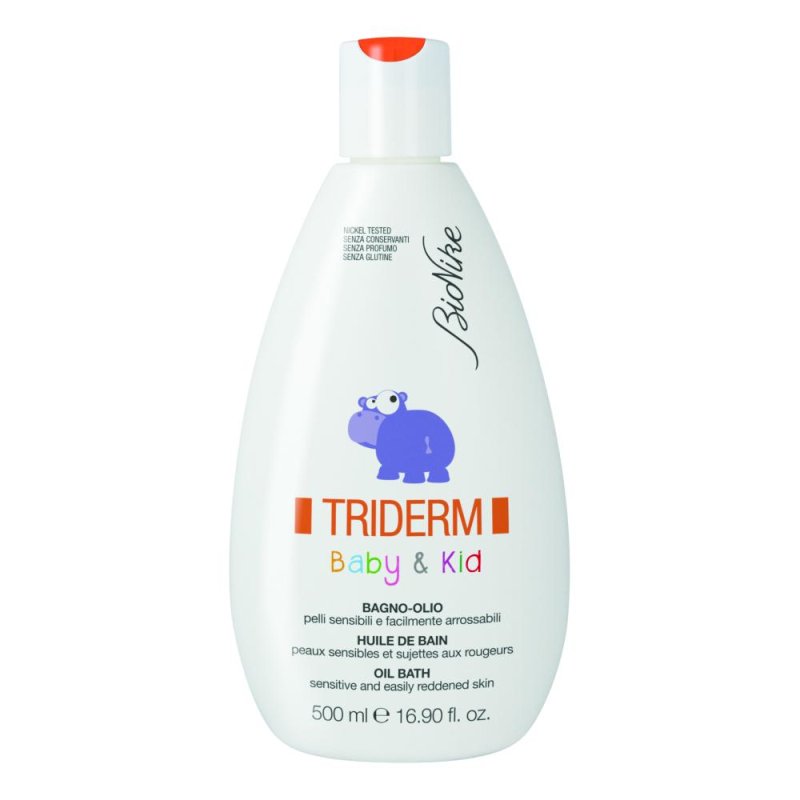 BioNike Triderm Baby Olio Bagno Addolcente Detergente 500 ml