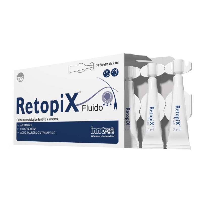 Innovet Animali Domestici Retopix Fluido Lenitivo Cani e Gatti 10 Fiale Innovet Animali Domestici Retopix Fluido Lenitivo Cani e Gatti 10 Fiale