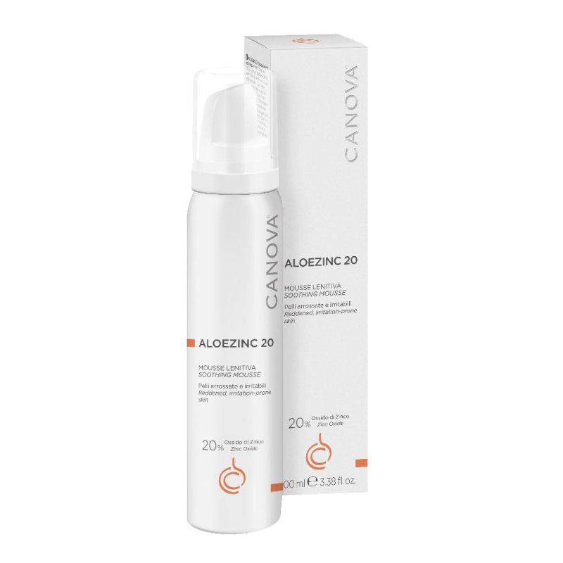 Canova Aloe Zinc 20 Mousse Lenitiva Viso Corpo Canova 100 ml Canova Aloe Zinc 20 Mousse Lenitiva Viso Corpo Canova 100 ml