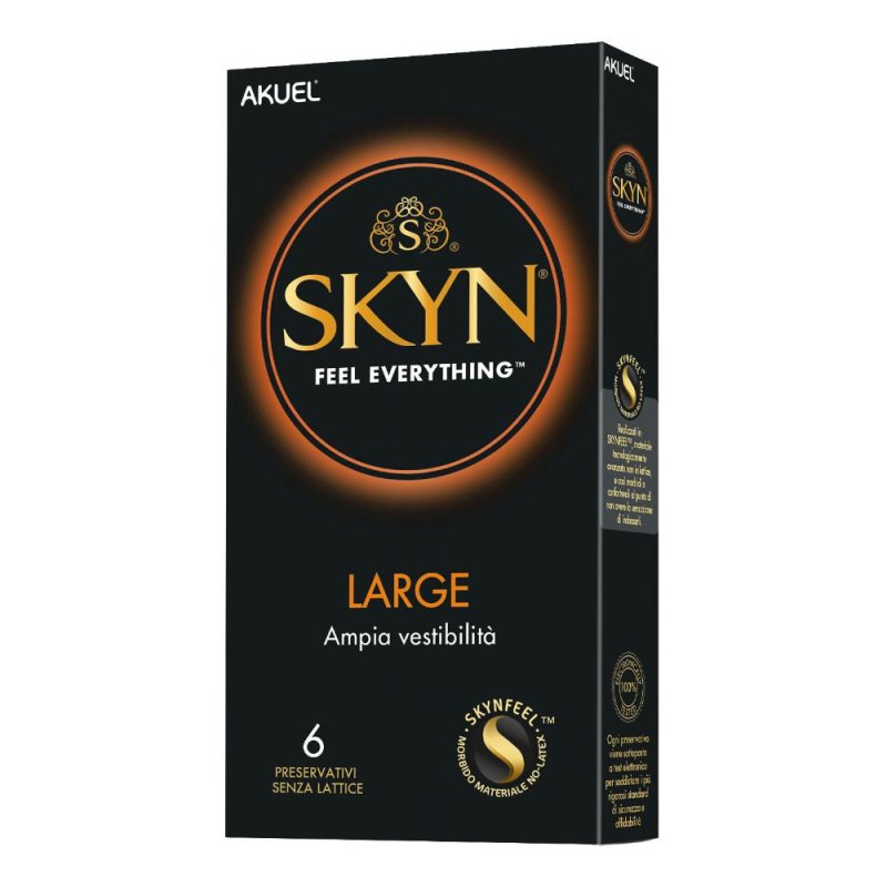 Perfetti Van Melle Italia Profilattico Ansell Akuel Skyn Large B 6 Pezzi