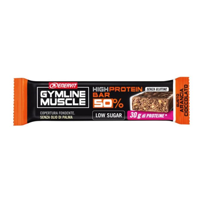 Enervit Gymline Muscle High Protein Bar 50% Barretta Proteica 60 Grassi Enervit Gymline Muscle High Protein Bar 50% Barretta Proteica 60 Grassi