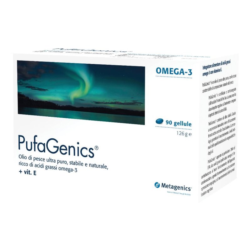 Metagenics Pufagenics 90 capsule integratore di omega ad alto dosaggio con acidi grassi essenziali