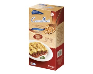 Piaceri Mediterranei - Cannelloni Senza Glutine alla Pasta di Mais - Confezione da 200g
