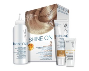 BioNike Shine ON Tintura per Capelli Cute Sensibile 8 Biondo Chiaro