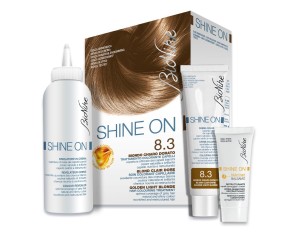 BioNike Shine ON Tintura per Capelli Cute Sensibile 8.3 Biondo Chiaro Dorato