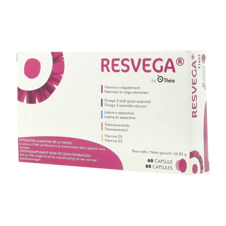 Laboratoires Thea Resvega Integratore Alimentare 60 Capsule Laboratoires Thea Resvega Integratore Alimentare 60 Capsule