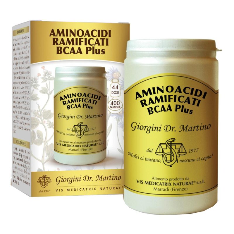  Dr Giorgini Aminoacidi Ramificati BCAA Plus 400 Pastiglie