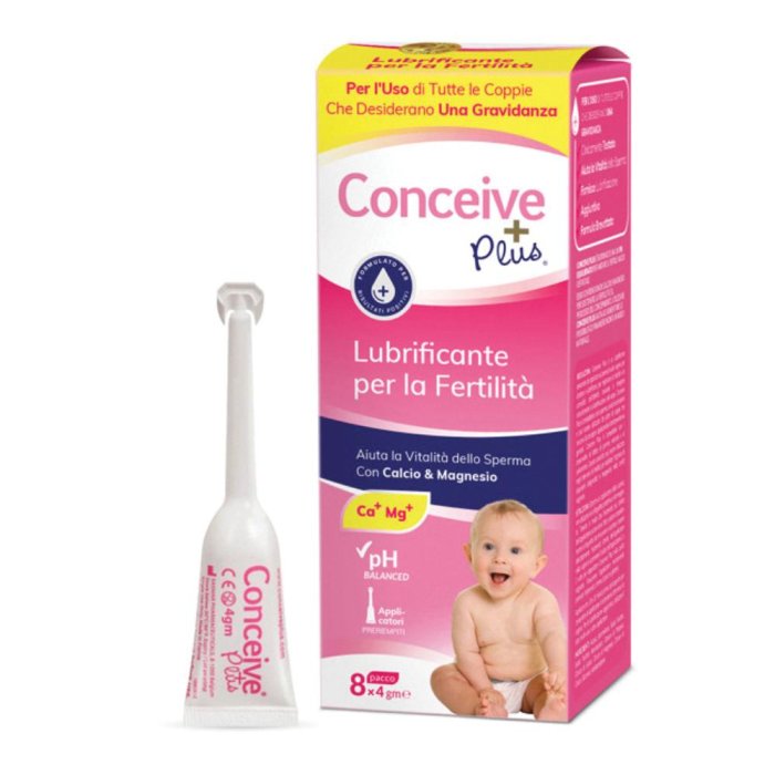 Sasmar- Conceive Plus Lubrificante Per La Fertilit&agrave;, 8 Pezzi