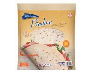 Eurospital Piaceri Mediterranei Piadina Olio D'oliva 200 Grammi