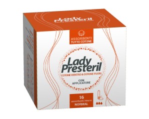Lady Presteril  Pocket Assorbente Puro Cotone 16 Assorbenti Interni Normal