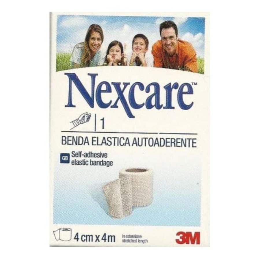 3M Nexcare Benda Elastica Autoadesiva cm 4 x 4 m 1 Pezzo 3M Nexcare Benda Elastica Autoadesiva cm 4 x 4 m 1 Pezzo