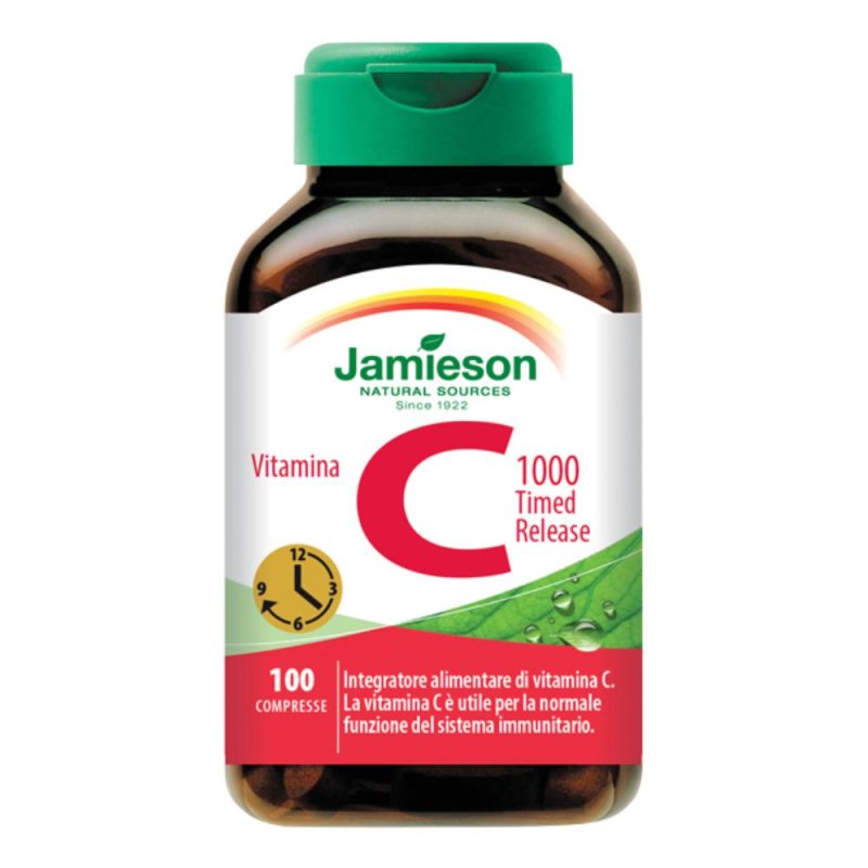 Vitamina C 1000 Timed Release 100 compresse - vitamina C ad alto dosaggio a rilascio prolungato Vitamina C 1000 Timed Release 100 compresse - vitamina C ad alto dosaggio a rilascio prolungato