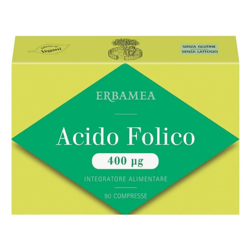 Erbamea Acido Folico Integratore in Compresse 18 g