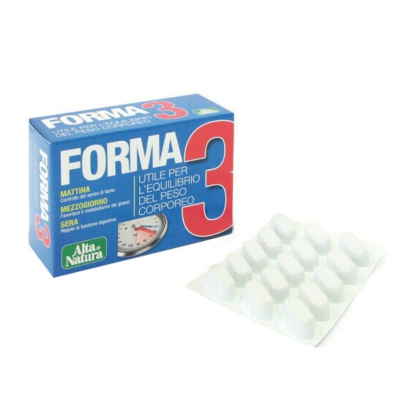 Forma 3 Integratore in Compresse 45 Cpr per il Controllo del Peso e della Forma Fisica Forma 3 Integratore in Compresse 45 Cpr per il Controllo del Peso e della Forma Fisica