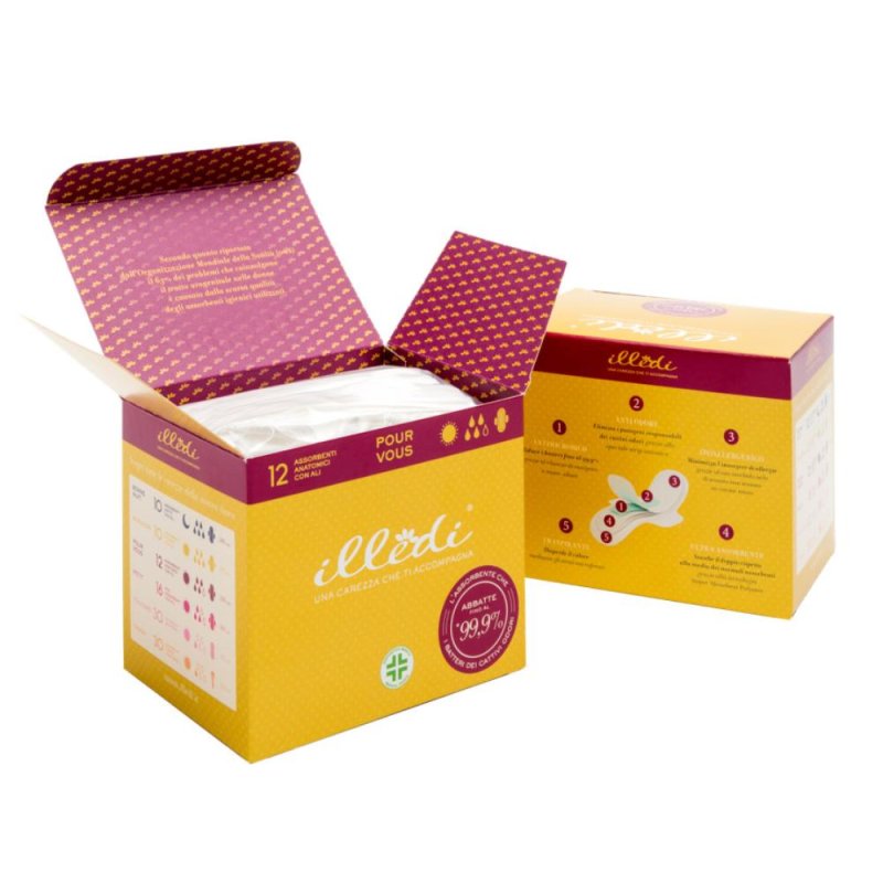 ILLEDI ASSORBENTI ANAT 12PZ ILLEDI ASSORBENTI ANAT 12PZ