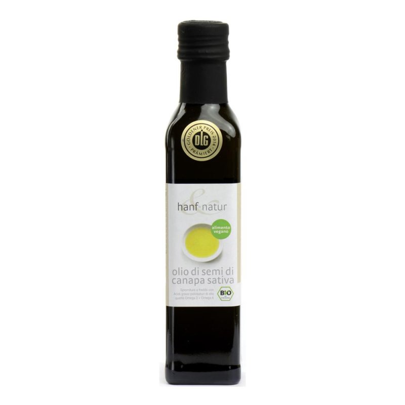 Erbavoglio Production Hanf&natur Canapa Olio Di Semi Bio 250 Ml
