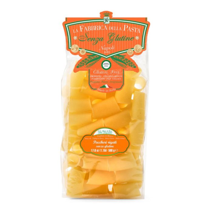 Gragnano Fabbrica Della Pasta Paccheri Rigati Senza Glutine 500g