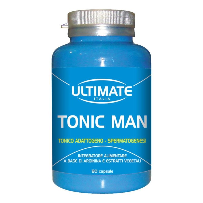 Ultimate Tonic Man Integratore Uomo Tonico per Energia e Vitalità 80 Capsule Ultimate Tonic Man Integratore Uomo Tonico per Energia e Vitalità 80 Capsule