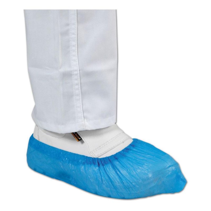 Copriscarpe monouso in CPE impermeabile antiscivolo per protezione scarpe usa e getta 100 pezzi