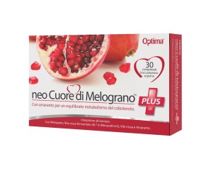 Optima Naturals Cuore Di Melograno Neocuore Di Melograno Plus 30 Compresse