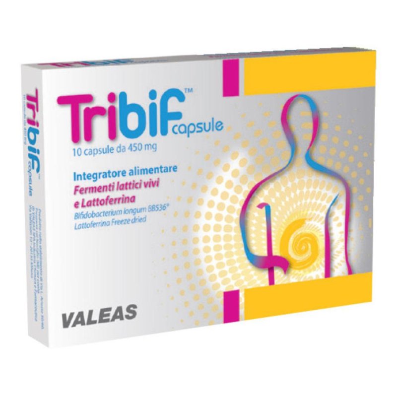 Valeas Intestino Sano Tribif Adulti Integratore Alimentare 10 Capsule Valeas Intestino Sano Tribif Adulti Integratore Alimentare 10 Capsule