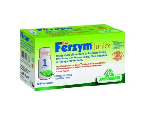 Specchiasol Ferzym Junior 10 Flaconcini Integratore alimentare  8 ml New