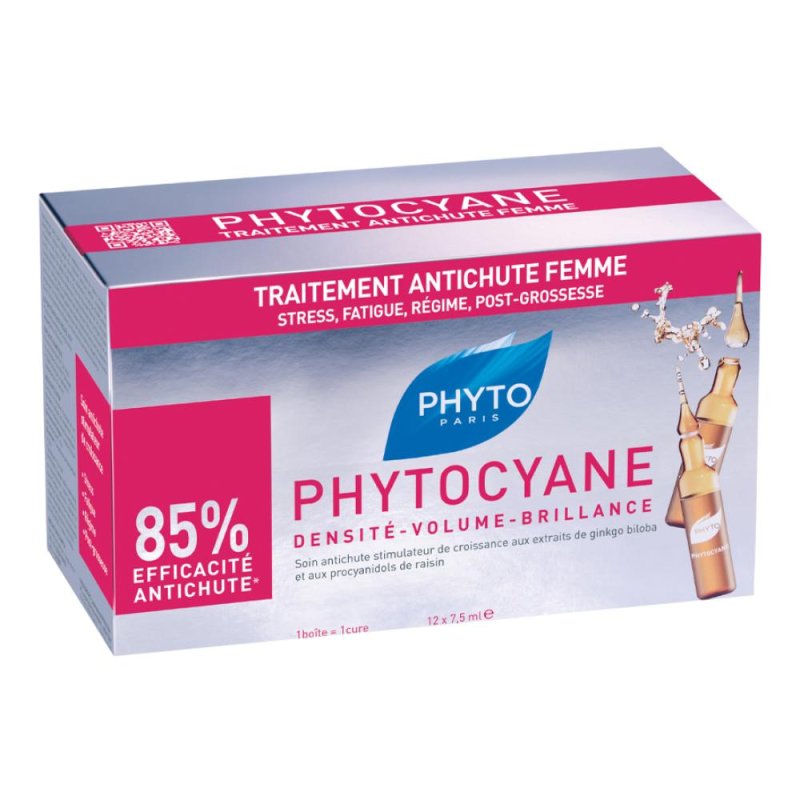 Phyto Phytocyane Trattamento Anticaduta Capelli Donna 12 Fiale 7,5 Ml Phyto Phytocyane Trattamento Anticaduta Capelli Donna 12 Fiale 7,5 Ml