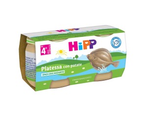 HiPP Biologico Omogeneizzato di Platessa con Patate dai 4+ Mesi 2 x 80g