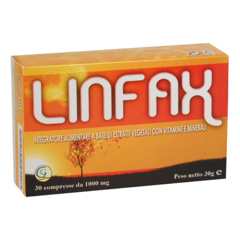 Linfax 30 compresse integratore alimentare per il benessere dell'organismo