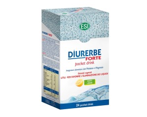 Esi  Drenante Depurativa Diurerbe Forte Integratore 24 Pochet Drink Limone