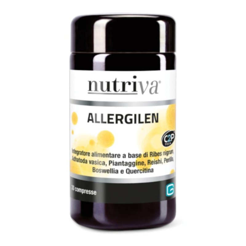 Nutriva Allergilen Integratore Alimentare 30 Compresse Da 900 mg Nutriva Allergilen Integratore Alimentare 30 Compresse Da 900 mg