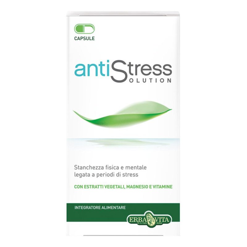 Erba Vita Antistress Solution Integratore Alimentare 45 Capsule