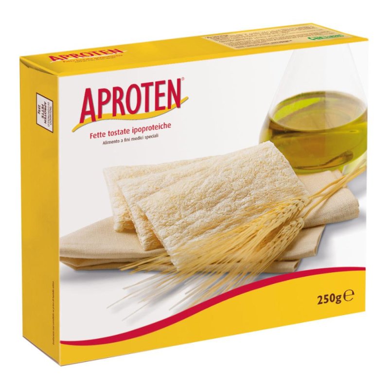 Aproten Fette Tostate Aproteiche a Basso Contenuto di Proteine 250 g Offerta Aproten Fette Tostate Aproteiche a Basso Contenuto di Proteine 250 g Offerta