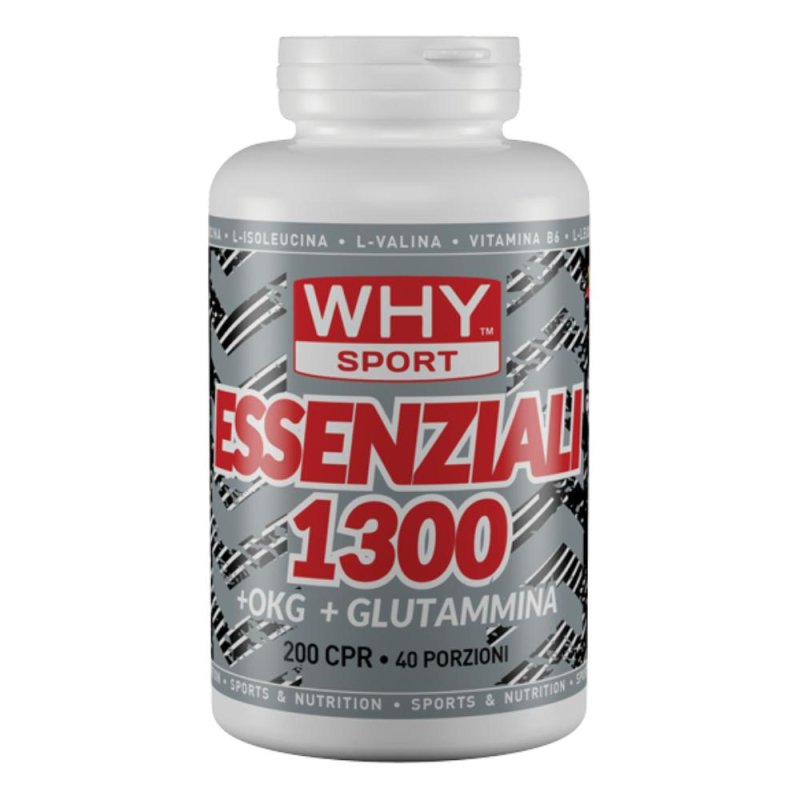Essenziali 1300 200 compresse - multivitaminico con aminoacidi essenziali