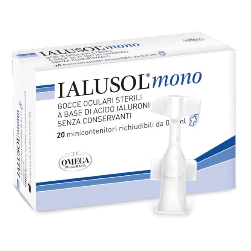 IALUSOLmono Gocce Oculari con Acido Ialuronico Senza Conservanti 20 flaconcini IALUSOLmono Gocce Oculari con Acido Ialuronico Senza Conservanti 20 flaconcini