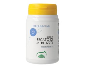 Alta Natura Fegato di Merluzzo Integratore Alimentare 100 Perle