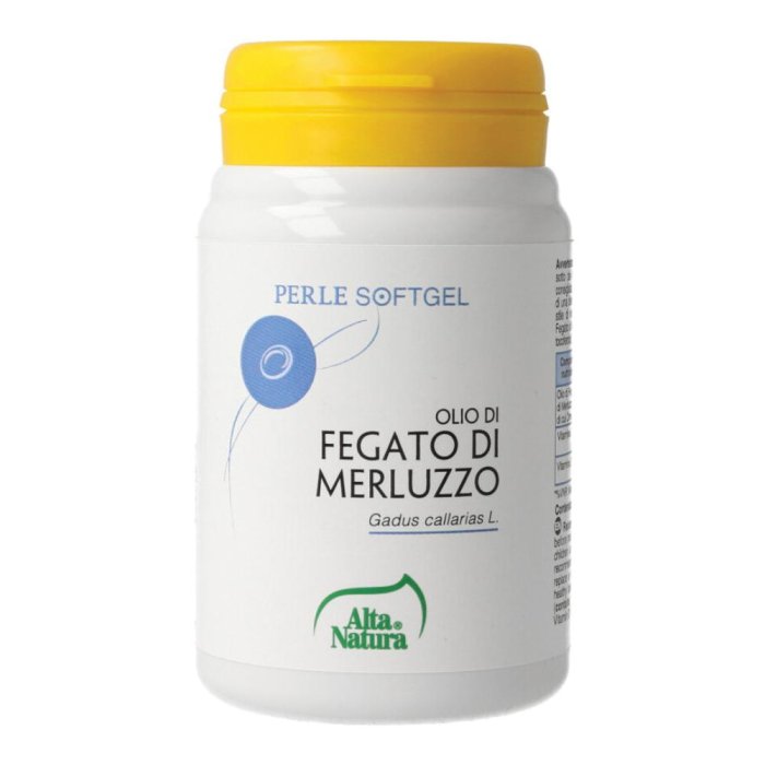 Alta Natura Fegato di Merluzzo Integratore Alimentare 100 Perle Alta Natura Fegato di Merluzzo Integratore Alimentare 100 Perle
