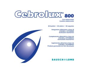 Bausch & Lomb-iom Cebrolux 800 Bi-pack 60 Bustine