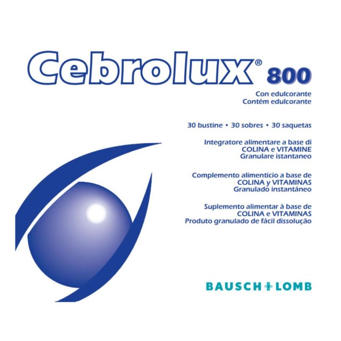 Bausch & Lomb-iom Cebrolux 800 Bi-pack 60 Bustine Bausch & Lomb-iom Cebrolux 800 Bi-pack 60 Bustine